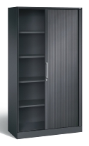 C+P Rollladenschrank 143013-000 ASISTO 4 Ordnerhöhen (HxBxT) 1639x800x435mm 7016/7021