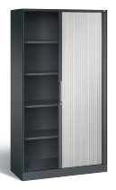 C+P Rollladenschrank 143013-000 ASISTO 4 Ordnerhöhen (HxBxT) 1639x800x435mm 7016/7021