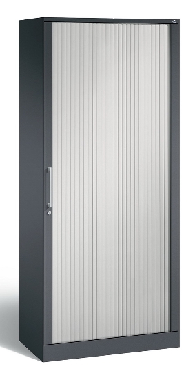 C+P Rollladenschrank 143013-000 ASISTO 4 Ordnerhöhen (HxBxT) 1639x800x435mm 7016/7021