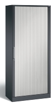 C+P Rollladenschrank 143013-000 ASISTO 4 Ordnerhöhen (HxBxT) 1639x800x435mm 7016/7021