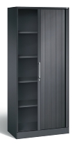 C+P Rollladenschrank 143013-000 ASISTO 4 Ordnerhöhen (HxBxT) 1639x800x435mm 7016/7021