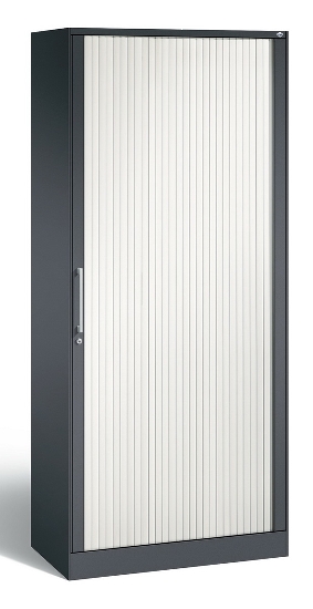 C+P Rollladenschrank 143013-000 ASISTO 4 Ordnerhöhen (HxBxT) 1639x800x435mm 7016/7021