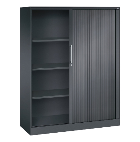 C+P Rollladenschrank 143013-000 ASISTO 4 Ordnerhöhen (HxBxT) 1639x800x435mm 7016/7021