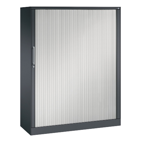 C+P Rollladenschrank 143013-000 ASISTO 4 Ordnerhöhen (HxBxT) 1639x800x435mm 7016/7021