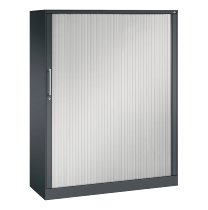 C+P Rollladenschrank 143013-000 ASISTO 4 Ordnerhöhen (HxBxT) 1639x800x435mm 7016/7021