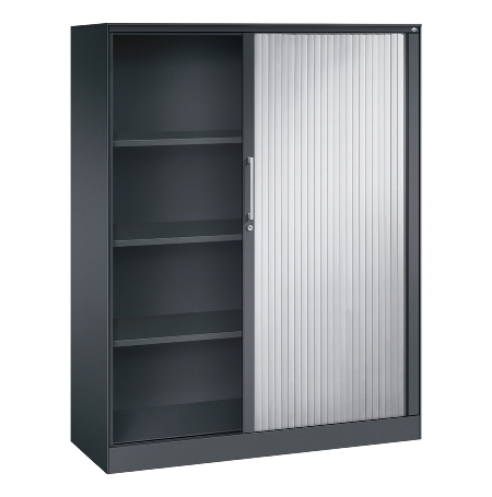 C+P Rollladenschrank 143013-000 ASISTO 4 Ordnerhöhen (HxBxT) 1639x800x435mm 7016/7021