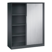 C+P Rollladenschrank 143013-000 ASISTO 4 Ordnerhöhen (HxBxT) 1639x800x435mm 7016/7021