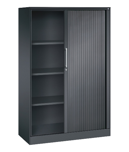C+P Rollladenschrank 143013-000 ASISTO 4 Ordnerhöhen (HxBxT) 1639x800x435mm 7016/7021