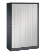 C+P Rollladenschrank 143013-000 ASISTO 4 Ordnerhöhen (HxBxT) 1639x800x435mm 7016/7021