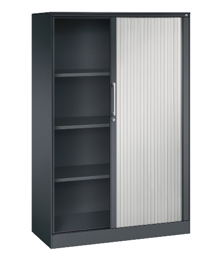 C+P Rollladenschrank 143013-000 ASISTO 4 Ordnerhöhen (HxBxT) 1639x800x435mm 7016/7021