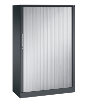 C+P Rollladenschrank 143013-000 ASISTO 4 Ordnerhöhen (HxBxT) 1639x800x435mm 7016/7021