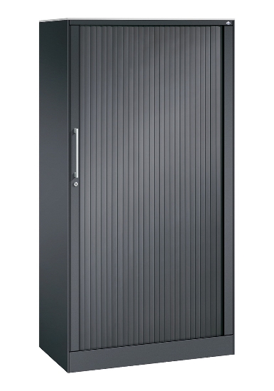 C+P Rollladenschrank 143013-000 ASISTO 4 Ordnerhöhen (HxBxT) 1639x800x435mm 7016/7021