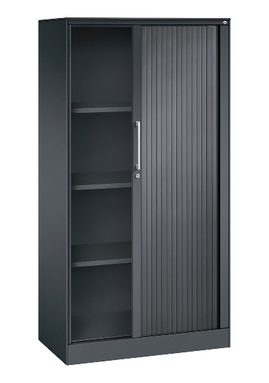 C+P Rollladenschrank 143013-000 ASISTO 4 Ordnerhöhen (HxBxT) 1639x800x435mm 7016/7021