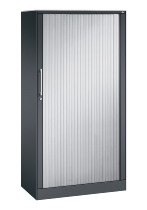 C+P Rollladenschrank 143013-000 ASISTO 4 Ordnerhöhen (HxBxT) 1639x800x435mm 7016/7021