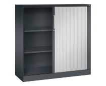 C+P Rollladenschrank 143013-000 ASISTO 4 Ordnerhöhen (HxBxT) 1639x800x435mm 7016/7021