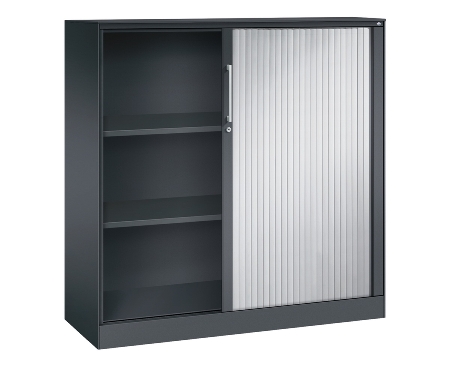 C+P Rollladenschrank 143013-000 ASISTO 4 Ordnerhöhen (HxBxT) 1639x800x435mm 7016/7021