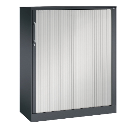C+P Rollladenschrank 143013-000 ASISTO 4 Ordnerhöhen (HxBxT) 1639x800x435mm 7016/7021