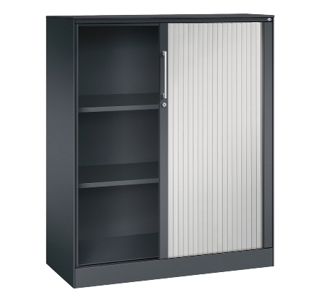 C+P Rollladenschrank 143013-000 ASISTO 4 Ordnerhöhen (HxBxT) 1639x800x435mm 7016/7021
