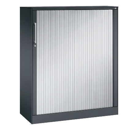 C+P Rollladenschrank 143013-000 ASISTO 4 Ordnerhöhen (HxBxT) 1639x800x435mm 7016/7021