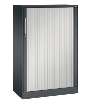C+P Rollladenschrank 143013-000 ASISTO 4 Ordnerhöhen (HxBxT) 1639x800x435mm 7016/7021