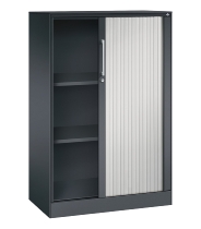 C+P Rollladenschrank 143013-000 ASISTO 4 Ordnerhöhen (HxBxT) 1639x800x435mm 7016/7021