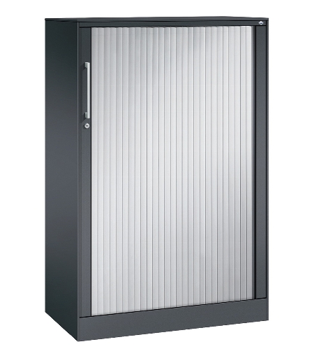 C+P Rollladenschrank 143013-000 ASISTO 4 Ordnerhöhen (HxBxT) 1639x800x435mm 7016/7021