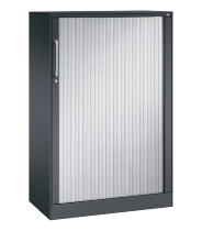 C+P Rollladenschrank 143013-000 ASISTO 4 Ordnerhöhen (HxBxT) 1639x800x435mm 7016/7021