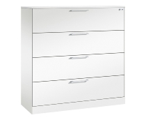 C+P Hängeregistraturschrank 146043-312 C 3000 Asisto 3 Schubladen 2-bahnig (HxBxT) 1010x800x435mm 7035/5010