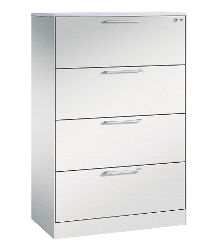 CP Karteischrank Asisto 3+4 Schübe 2-bahnig DIN A4 quer (HxBxT) 1010/1310x800x435mm