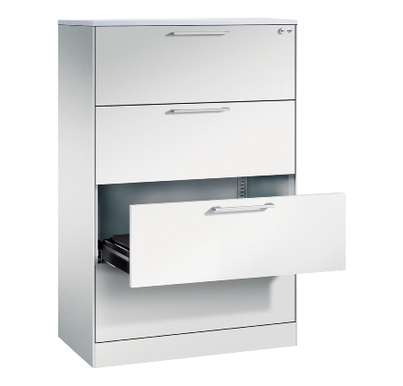 CP Karteischrank Asisto 3+4 Schübe 2-bahnig DIN A4 quer (HxBxT) 1010/1310x800x435mm