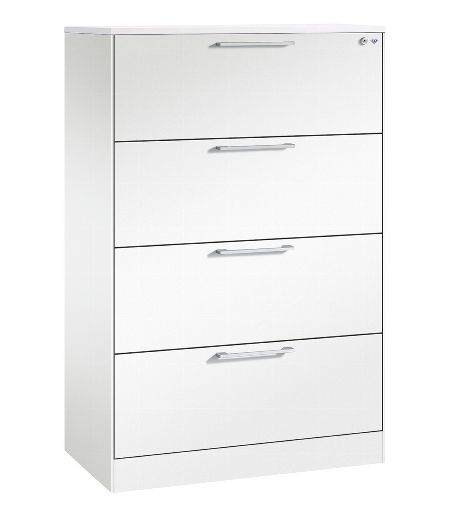 CP Karteischrank Asisto 3+4 Schübe 2-bahnig DIN A4 quer (HxBxT) 1010/1310x800x435mm