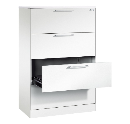 CP Karteischrank Asisto 3+4 Schübe 2-bahnig DIN A4 quer (HxBxT) 1010/1310x800x435mm