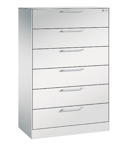 CP Karteischrank Asisto 3+4 Schübe 2-bahnig DIN A4 quer (HxBxT) 1010/1310x800x435mm