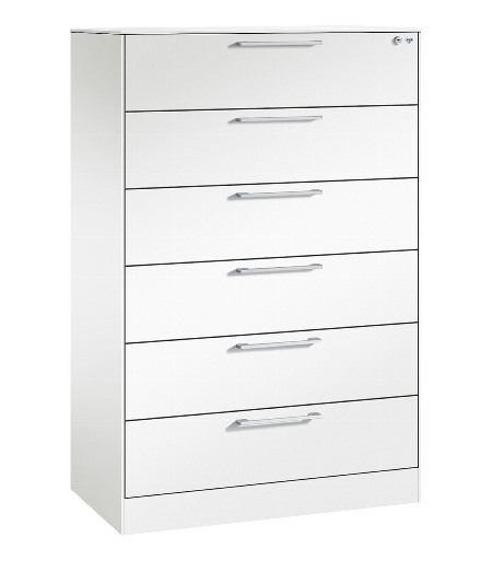CP Karteischrank Asisto 3+4 Schübe 2-bahnig DIN A4 quer (HxBxT) 1010/1310x800x435mm