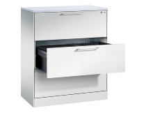 C+P Hängeregistraturschrank 146043-312 C 3000 Asisto 3 Schubladen 2-bahnig (HxBxT) 1010x800x435mm 7035/5010
