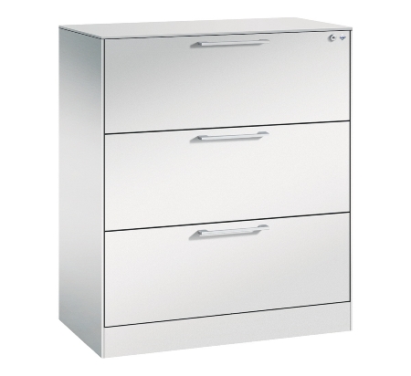 CP Karteischrank Asisto 3+4 Schübe 2-bahnig DIN A4 quer (HxBxT) 1010/1310x800x435mm