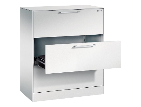 CP Karteischrank Asisto 3+4 Schübe 2-bahnig DIN A4 quer (HxBxT) 1010/1310x800x435mm