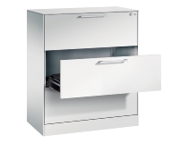 CP Karteischrank Asisto 3+4 Schübe 2-bahnig DIN A4 quer (HxBxT) 1010/1310x800x435mm