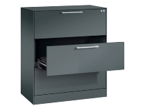 CP Karteischrank Asisto 3+4 Schübe 2-bahnig DIN A4 quer (HxBxT) 1010/1310x800x435mm