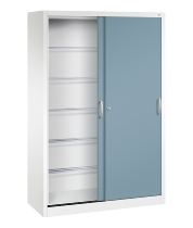 C+P Hängeregistraturschrank Schiebetüren 2150-60 Acurado 12x Leitz/Elba (HxBxT) 1950x1200x500mm 9016/2406015
