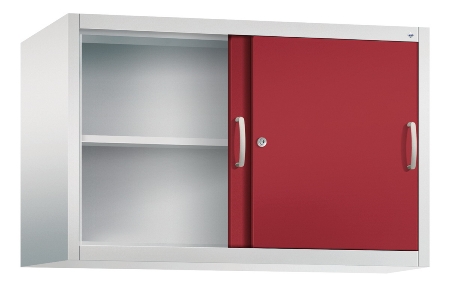 C+P Schiebetüren-Aufsatzschrank 2045-00 C 2000 Acurado 2OH (HxBxT) 790x1200x400mm 9016/2406015