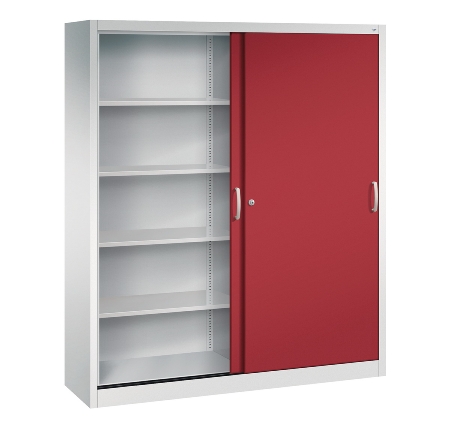C+P Schiebetürenschrank  2140-00 C 2000 Acurado (HxBxT) 1950x1600x400mm 7035/3003
