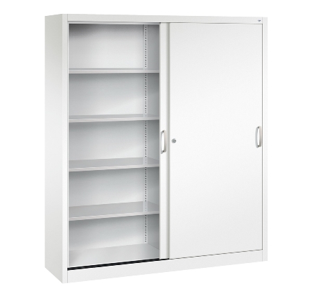 C+P Schiebetürenschrank  2140-00 C 2000 Acurado (HxBxT) 1950x1600x400mm 7035/3003