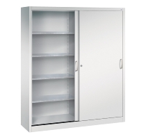 CP Werkzeug-Schiebetürenschrank Acurado 2169-00 2x 4 Einlegeböden (HxBxT) 1950x1600x600mm 7035/5023