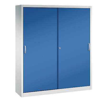 CP Werkzeug-Schiebetürenschrank Acurado 2169-00 2x 4 Einlegeböden (HxBxT) 1950x1600x600mm 7035/5023