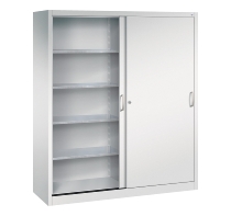 CP Werkzeug-Schiebetürenschrank Acurado 2169-00 2x 4 Einlegeböden (HxBxT) 1950x1600x600mm 7035/5023