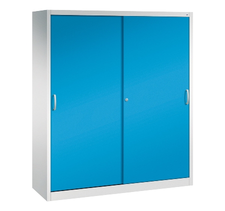 CP Werkzeug-Schiebetürenschrank Acurado 2169-00 2x 4 Einlegeböden (HxBxT) 1950x1600x600mm 7035/5023