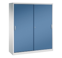 CP Werkzeug-Schiebetürenschrank Acurado 2169-00 2x 4 Einlegeböden (HxBxT) 1950x1600x600mm 7035/5023