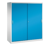 CP Werkzeug-Schiebetürenschrank Acurado 2169-00 2x 4 Einlegeböden (HxBxT) 1950x1600x600mm 7035/5023