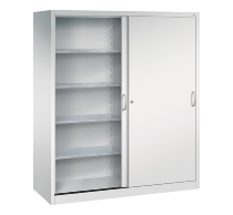 CP Werkzeug-Schiebetürenschrank Acurado 2169-00 2x 4 Einlegeböden (HxBxT) 1950x1600x600mm 7035/5023